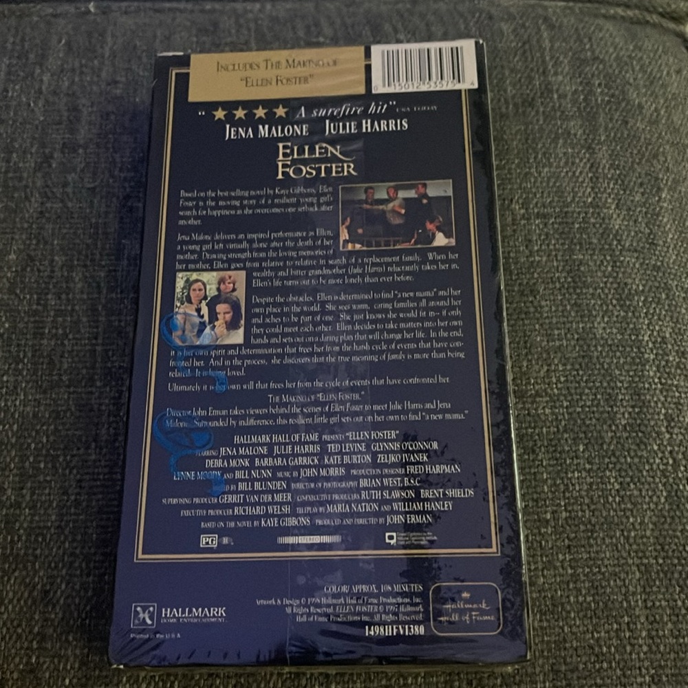 Hallmark Hall of Fame: Ellen Foster (VHS): Brand New & Sealed - Picture 2 of 2